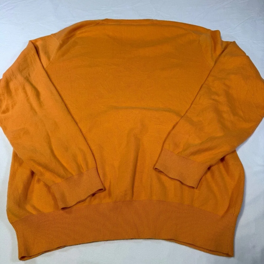 Lot of 2 Polo Ralph Lauren V‎ Neck Sweaters Pima Cotton Men's Size Large